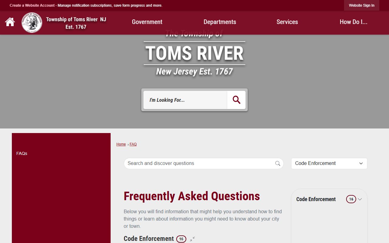 Toms River Township jail mugshots from the Toms River Township Police Department booking records
